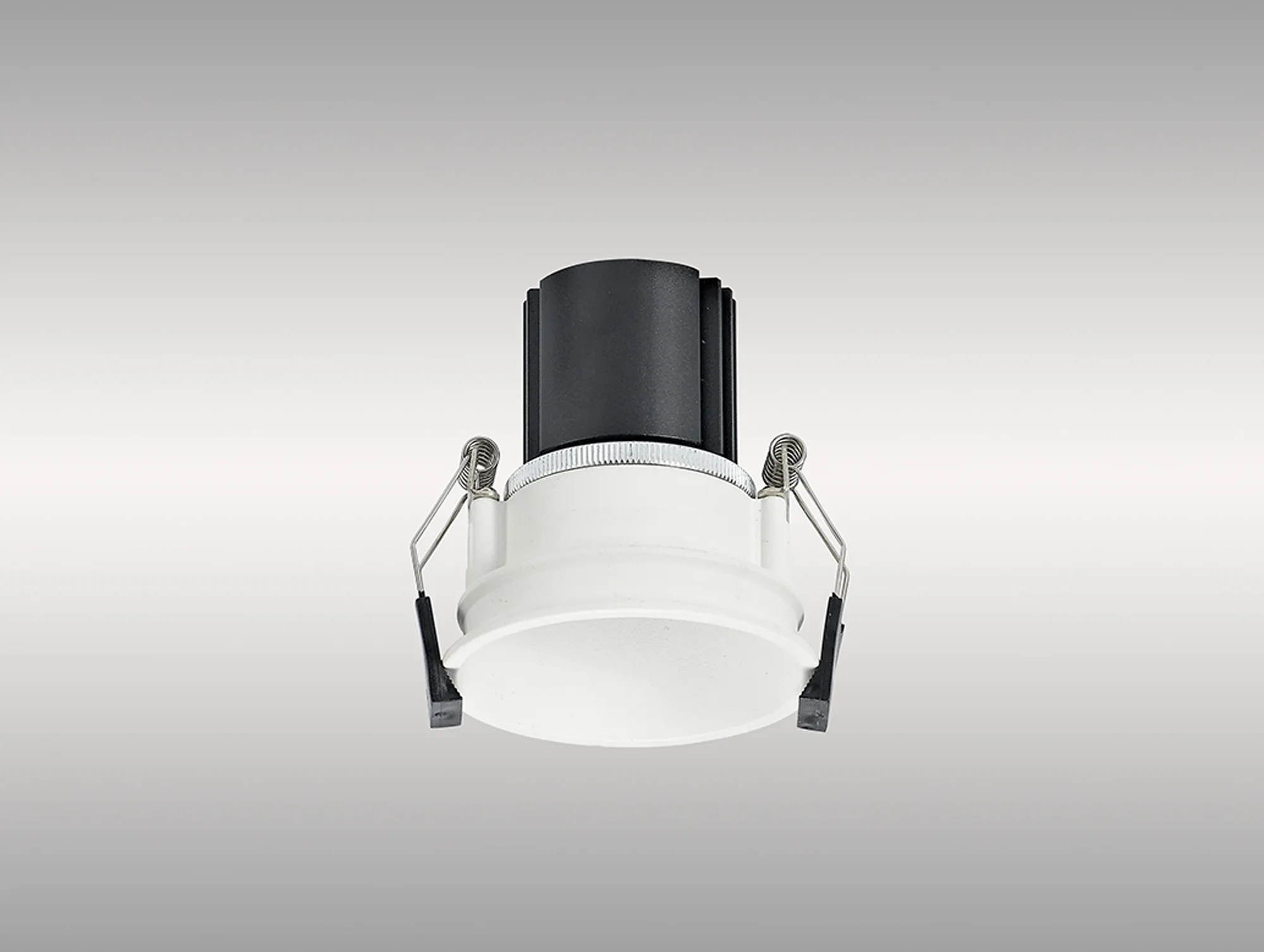 Bania 9 Powered by Tridonic  9W 2700K 770lm 24° CRI>90 LED Engine, 250mA White Fixed Recessed Spotlight, IP65 DM201682  Dlux Bania 9 IP65